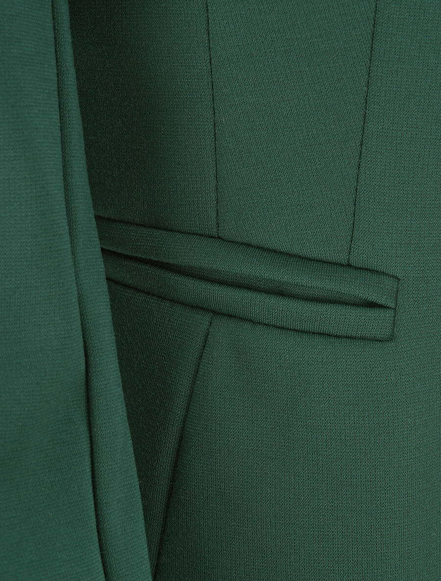 Veste ajustée à col cranté - Vert - 3