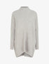 Poncho asymétrique à col montant - Taupe - 1