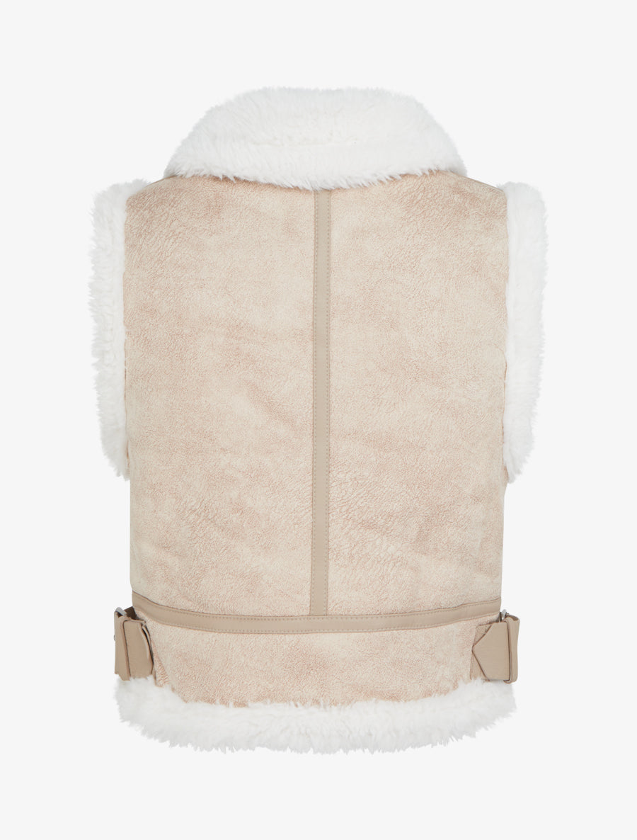 Blouson court style bombardier - Beige - 2