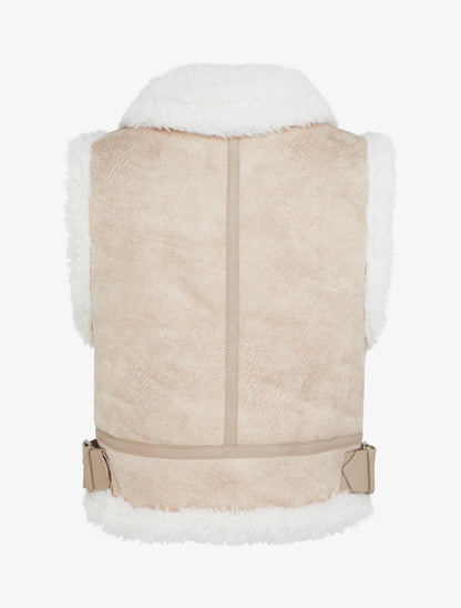 Blouson court style bombardier - Beige - 2