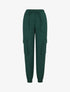 Pantalon cargo uni - Vert - 1