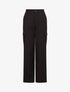 Pantalon droit à poches - Noir - 1