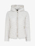 Doudoune matelassée à capuche zippée - Blanc cassé - 1