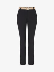 Pantalon droit uni - Noir - 1