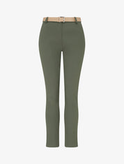 Pantalon droit uni - Kaki - 1