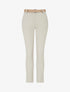 Pantalon droit uni - Beige - 1