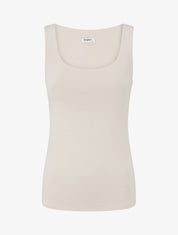 Débardeur classique uni - Beige - 1