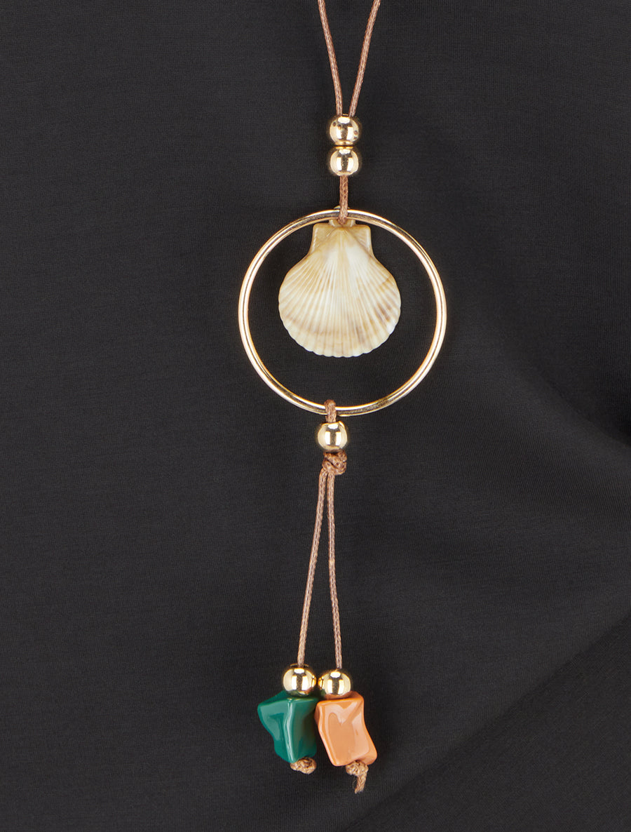 Top froncé sans manches à col rond - Noir - 3