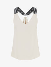 Débardeur droit à dos nageur - Beige clair - 1