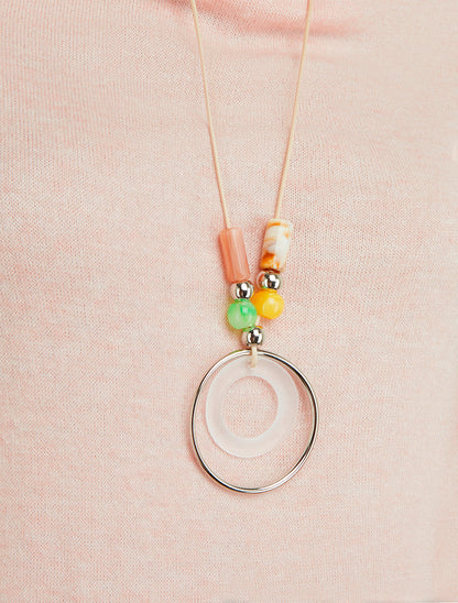 Pull asymétrique à col bénitier - Rose - 3