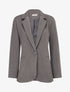 Veste basique cintrée à 1 bouton - Gris foncé - 1