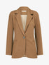 Veste basique cintrée à 1 bouton - Marron clair - 1