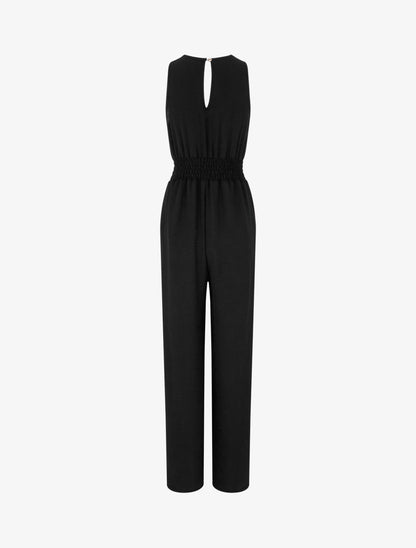 Combinaison ample à bretelles bijoux - Noir - 2