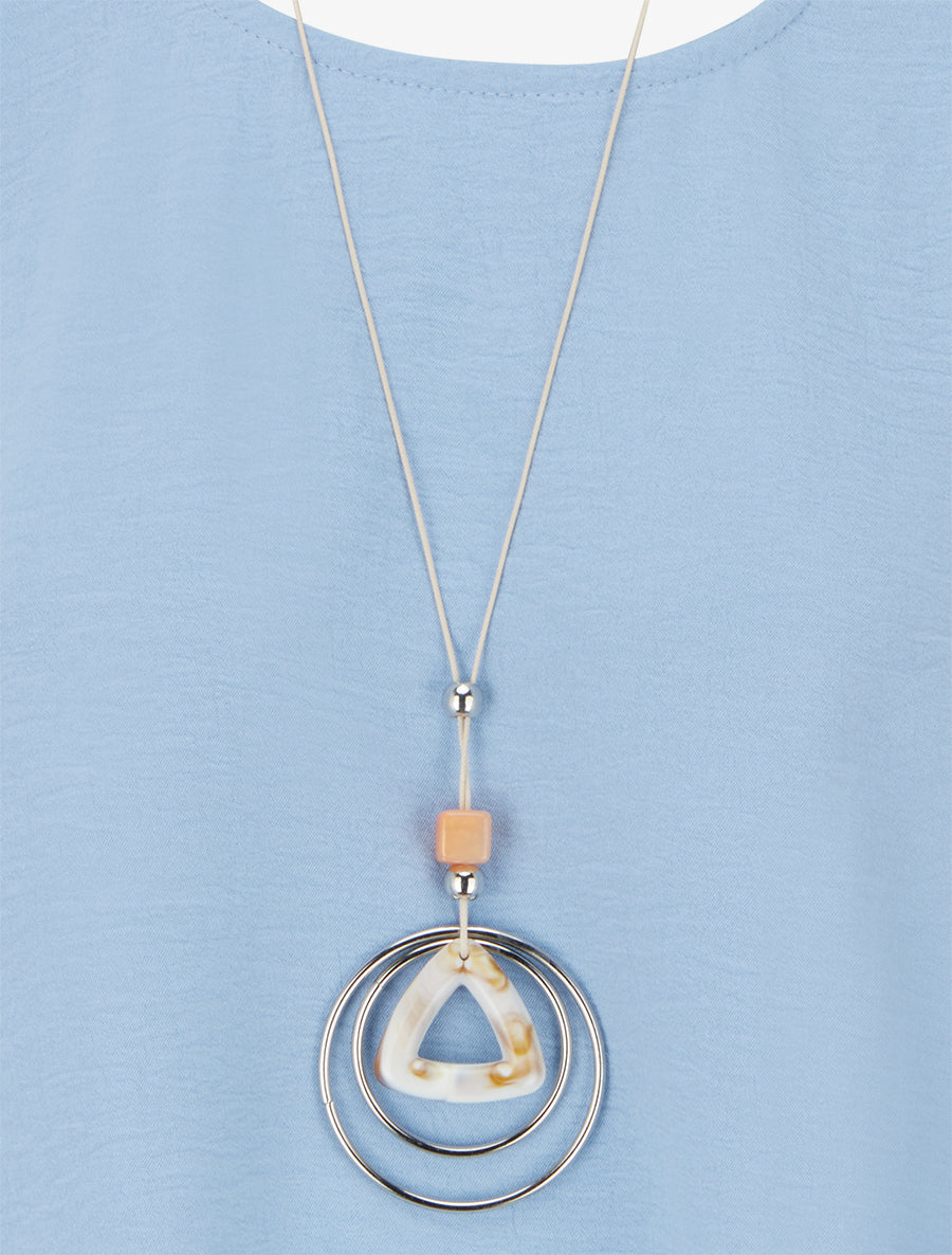 Top manches courtes à nouer - Bleu ciel - 3