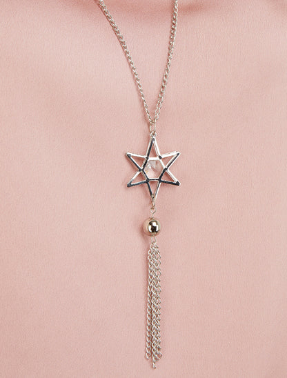 Top satiné sans manches à col bijou - Rose - 3