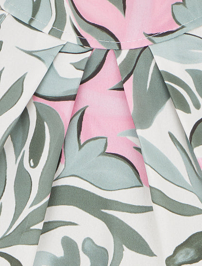 Top sans manches imprimé fantaisie - Kaki - 3