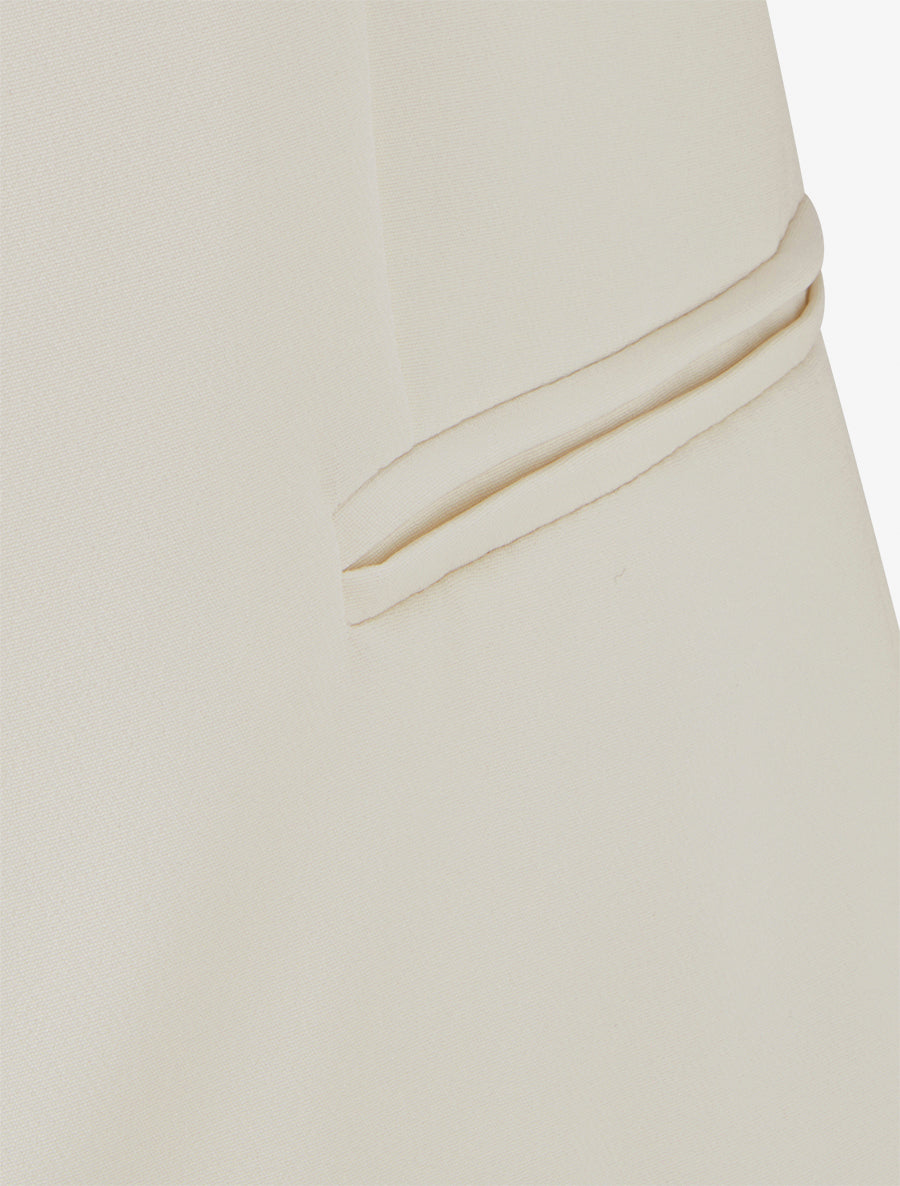 Veste droite à épaulettes - Beige clair - 3