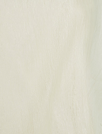 Top boule en tissu texturé - Beige - 3