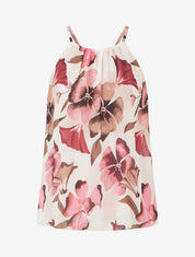 Top fluide imprimé floral - Rose - 1