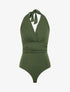 Body uni à dos nu - Kaki - 1