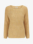 Pull en maille irisée - Or - 1