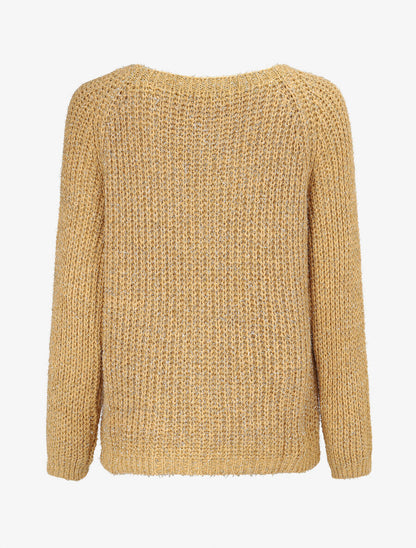 Pull en maille irisée - Or - 2