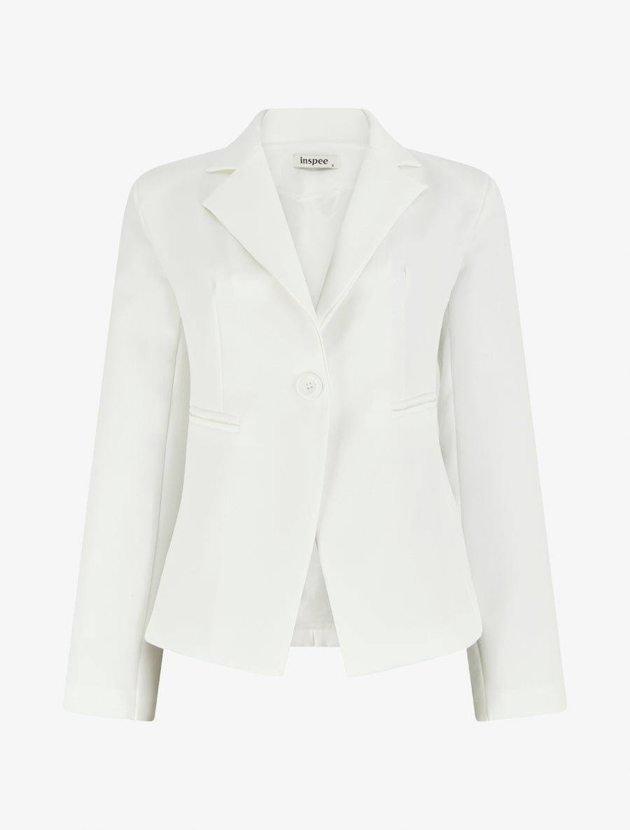 Blazer droit classique - Blanc - 1
