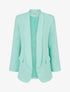 Blazer uni à manches longue - Vert d&
