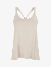 Top à bretelles style cordes - Beige - 1
