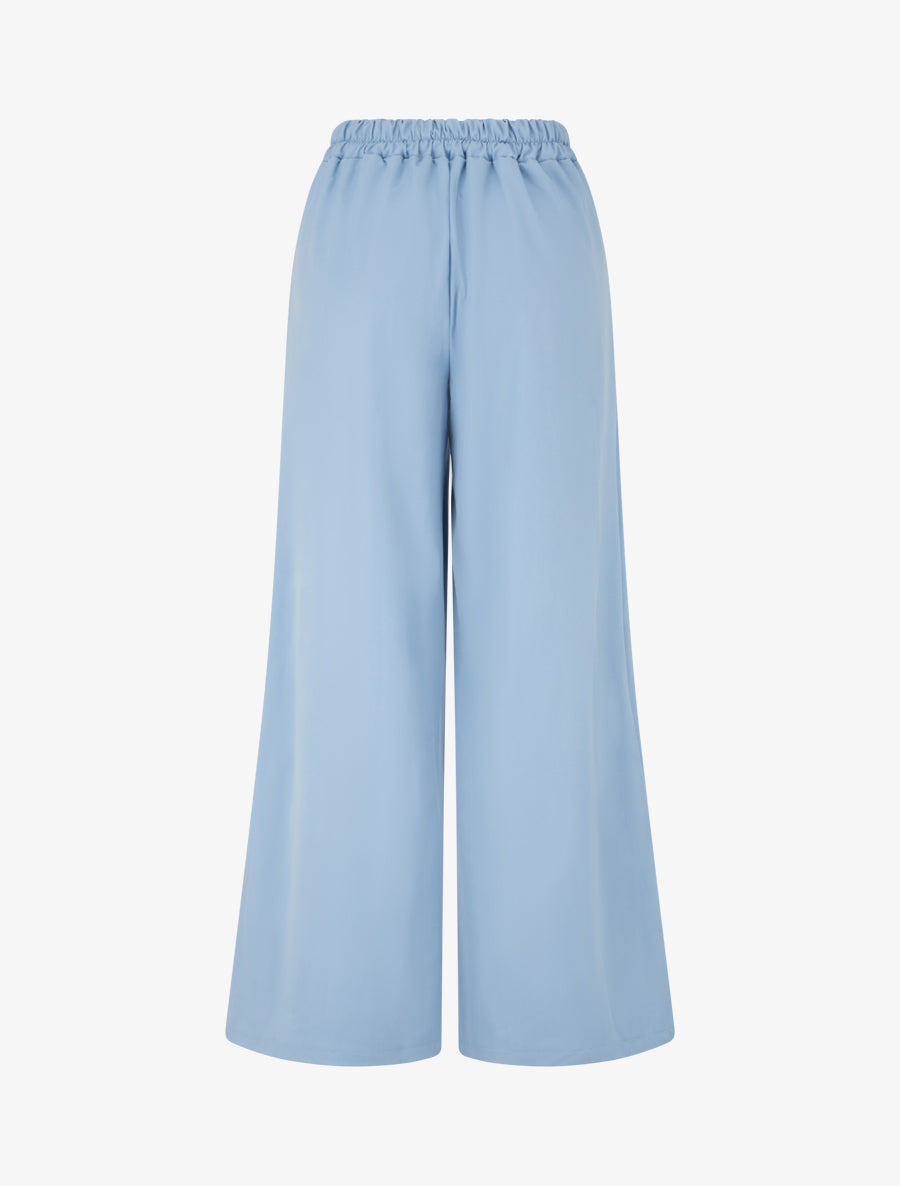 Pantalon ample à dentelle - Bleu ciel - 2
