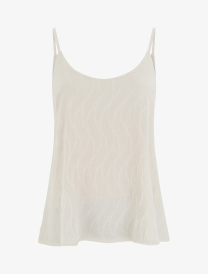 Caraco uni et texturé - Beige - 1