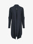 Gilet oversize ouvert - Marine - 1