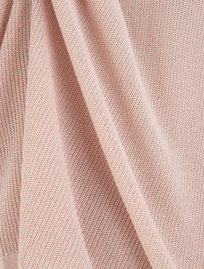 Top ample manches courtes chauve-souris - Rose - 3