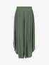 Pantalon texturé style sarouel fendu - Kaki - 1