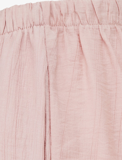 Pantalon style sarouel à bouts élastiqués - Vieux rose - 3