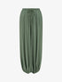 Pantalon style sarouel à bouts élastiqués - Kaki - 1