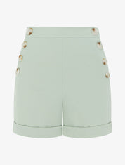 Short uni taille haute - Vert d&