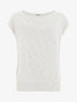 Top fin en maille - Blanc - 1