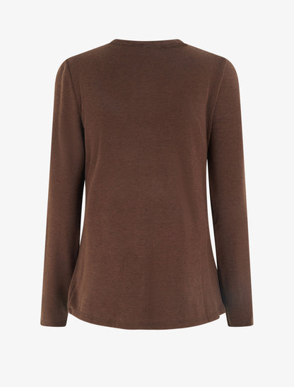 Pull style gilet en trompe l&
