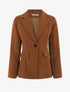 Blazer basique à épaulettes - Camel - 1