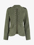 Veste en suédine style officier - Kaki - 1