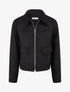 Veste zippée effet daim - Noir - 1