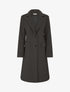 Manteau long droit classique - Noir - 1