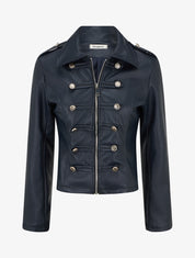 Veste simili style officier - Marine - 1