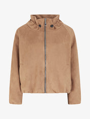 Bomber uni à poches - Camel - 1