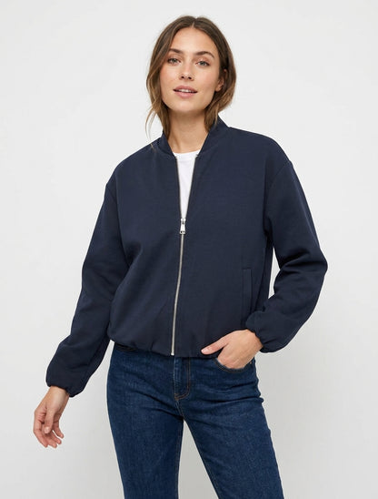 Bomber met elastische boorden - Marine