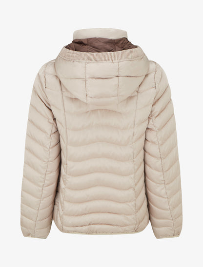 Doudoune ajustée matelassée - Beige - 2
