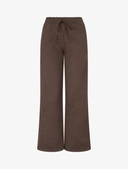 Pantalon style jogging - Marron - 1