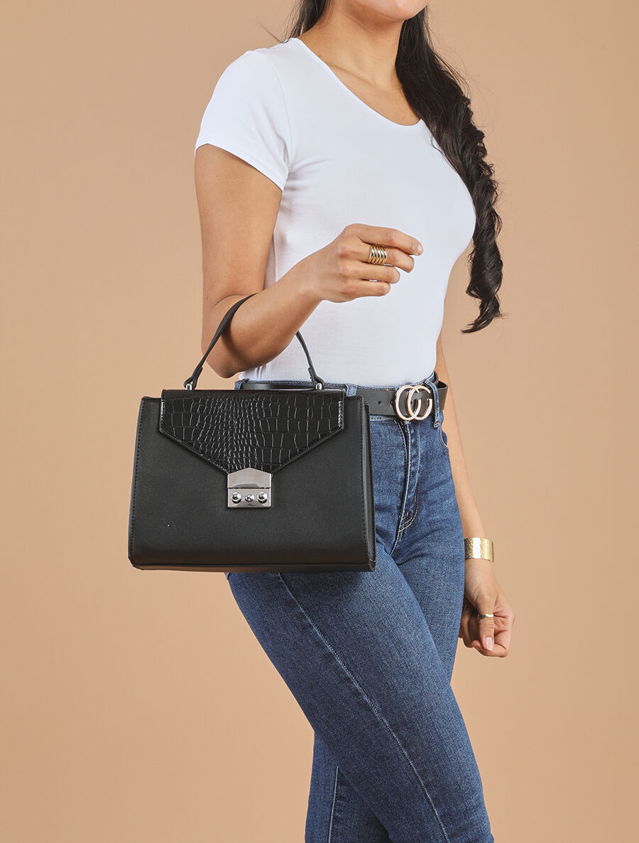 Sac besace Sheila - Noir - 5