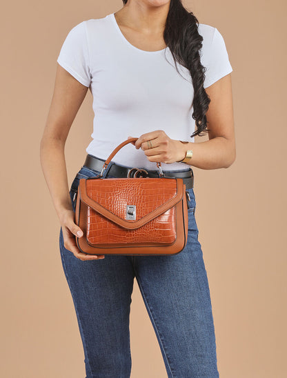 Sac besace Faith - Camel - 5